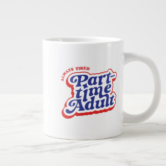 Caneca De Café Grande Part-time Adult