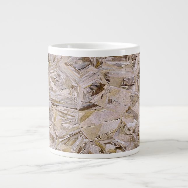 Caneca De Café Grande Partículas OSB Construção de Impressão de madeira  (Frente)