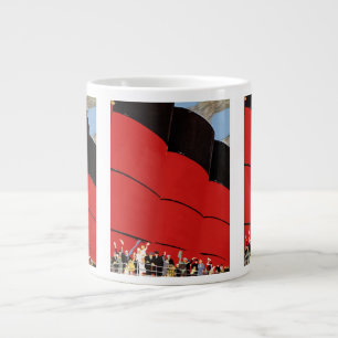 Caneca De Café Grande Passageiros de Navio de Cruzeiro Antigo Acenando D