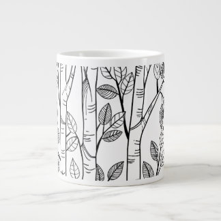 Caneca De Café Grande Pássaro do pântano - Betula alega haniensis - Plan