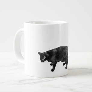 Caneca De Café Grande Passos Suaves Começam Manhãs Silenciosas