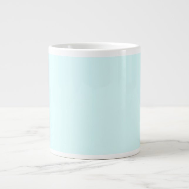 Caneca De Café Grande Pastel Blue Specialty Mug (Frente)