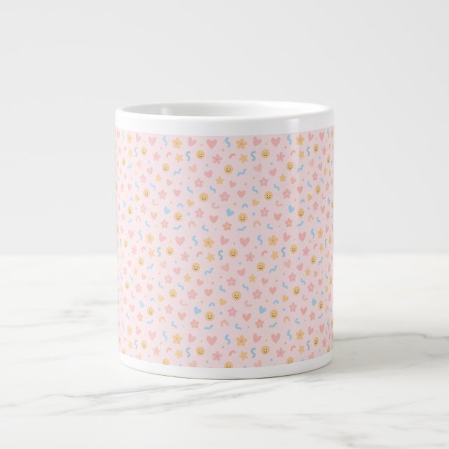 Caneca De Café Grande Pastel color mug (Frente)