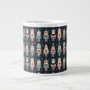 Caneca De Café Grande Pastel Nutcracker