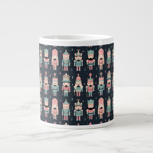 Caneca De Café Grande Pastel Nutcracker (Frente)