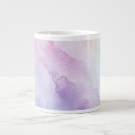 Caneca De Café Grande Pastel Splash Mug