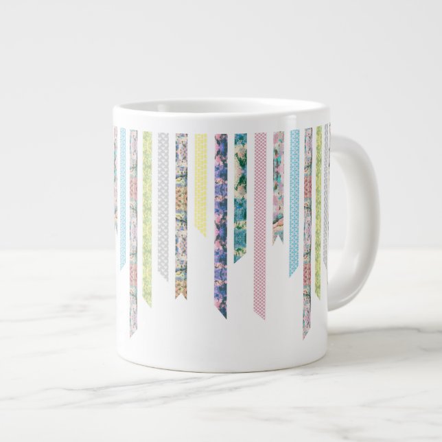 Caneca De Café Grande Pastos de fita de Washington| Artesanatos| Fitas (Frente Esquerda)