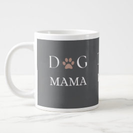 Caneca De Café Grande Pata de Cachorro Mamãe, Presente do Dia das Mães e