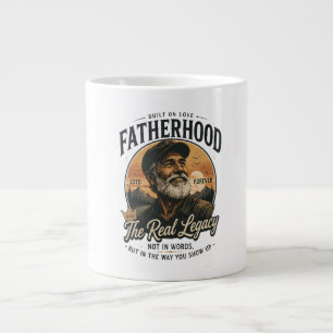 Caneca De Café Grande Paternidade O Legado Real Dia dos Pais Vintage