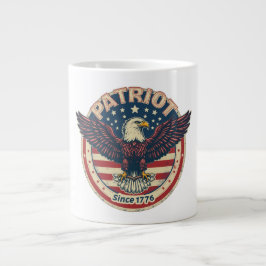 Caneca De Café Grande Patriot desde 1776