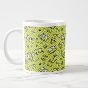 Caneca De Café Grande Patterno do Verificador do Scooby Snacks Galore