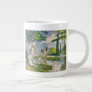 Caneca De Café Grande Paul Cezanne Bathers