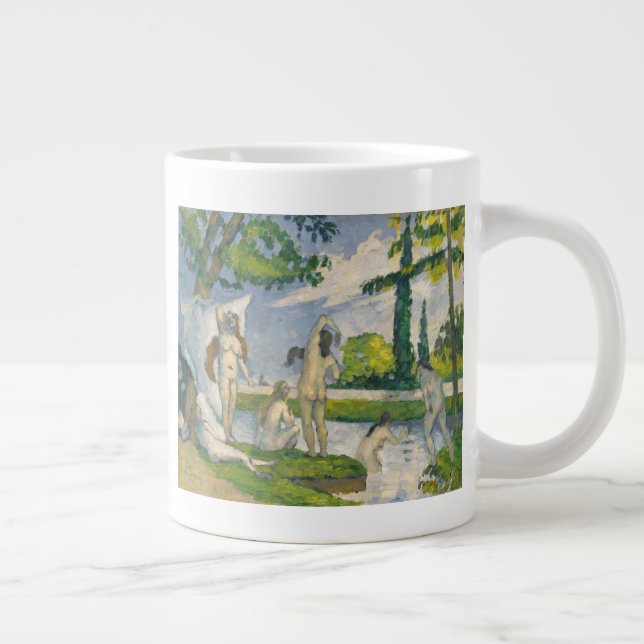 Caneca De Café Grande Paul Cezanne| Bathers (Direita)