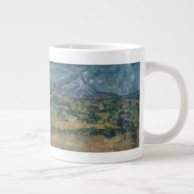 Caneca De Café Grande Paul Cezanne| Mont Sainte-Victoire (Direita)