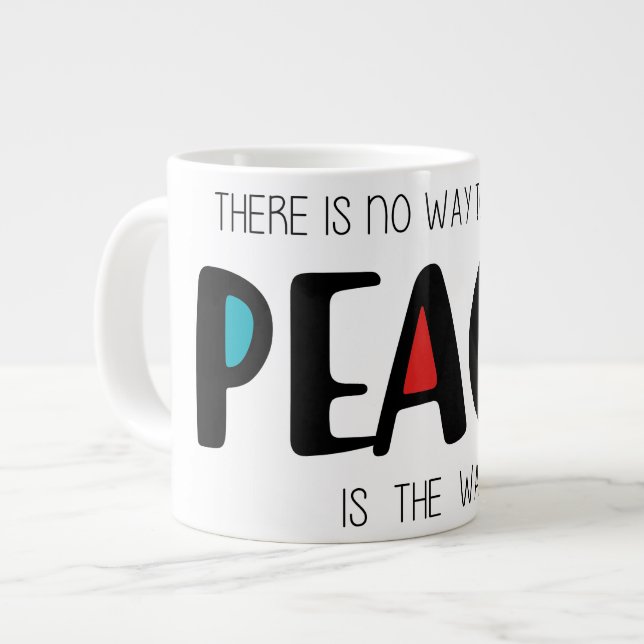 Caneca De Café Grande Paz 2 (Frente Esquerda)