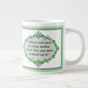 Caneca De Café Grande Paz em águas profundas
