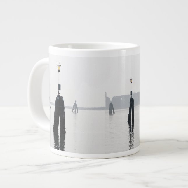 Caneca De Café Grande PEDAÇO NO LAGOON Jumbo Mug (Frente Esquerda)