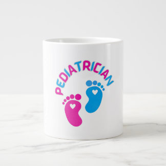 Caneca De Café Grande Pediatra, médico pediátrico, médico infantil,