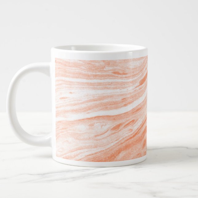 Caneca De Café Grande Pedra Glândula Laranja (Esquerda)