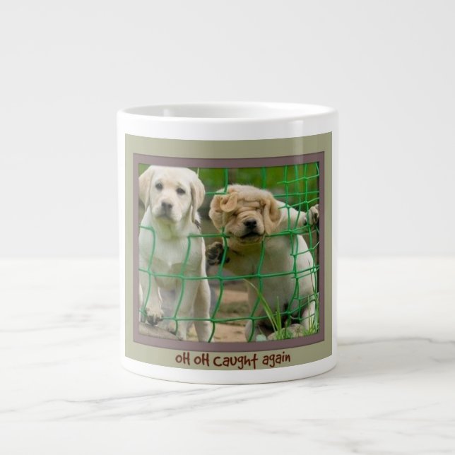 Caneca De Café Grande Pego novamente (Frente)