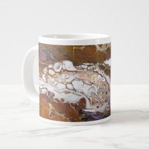 Caneca De Café Grande Peixe Fry - Pó acrílico projetado para uma caneca.