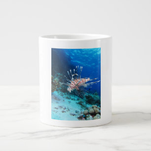 Caneca De Café Grande Peixe-leão ou Pterois Miles, Peixe de Recife Oceân