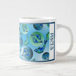 Caneca De Café Grande Peixes