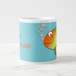 Caneca De Café Grande PEIXES GRANDES, PEQUENOS PEIXES - Jumbo Mug
