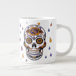 Caneca De Café Grande Peles de Açúcar