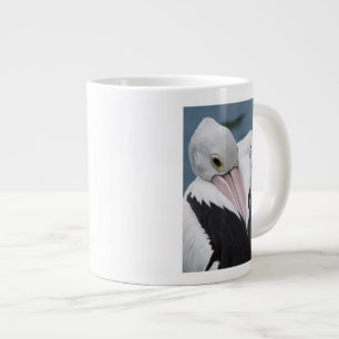Caneca De Café Grande Pelicano australiano close up