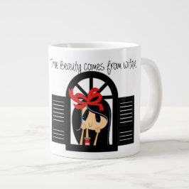 Caneca De Café Grande Pensando em você - Jumbo Mug