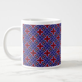 Caneca De Café Grande Pentas On Purple