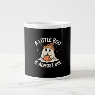 Caneca De Café Grande Pequeno Boo Está Quase A Vir À Gravidez No Hallowe