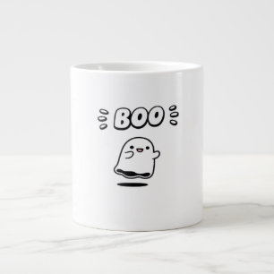 Caneca De Café Grande Pequeno Boo Estilo Minimalista