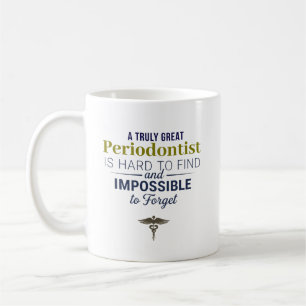 Caneca De Café Grande Periodontista Presente Personalizado de Nom