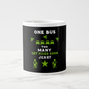 Caneca De Café Grande Perna Quebrada Engraçada Fica Bem