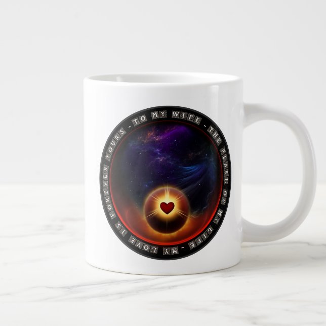 Caneca De Café Grande Pérola Da Minha Vida (Direita)