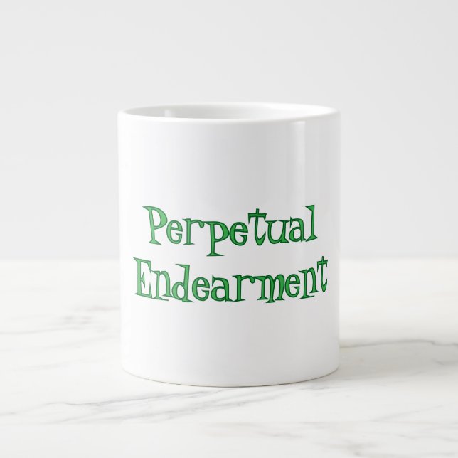 Caneca De Café Grande Perpetual Endearment Specialty Mug (Frente)