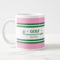 Personalizado de Golfe Rosa e Verde Personalizado