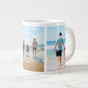Caneca De Café Grande Personalizado Personalizado Sua Fotografia Colagem