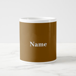 Caneca De Café Grande Personalizar marrom rico