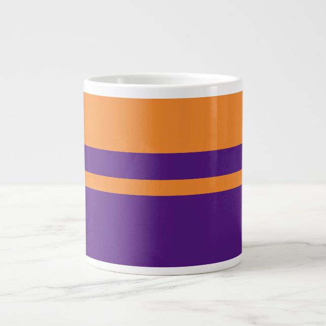 Caneca De Café Grande Personalizar o nome da equipe de esporte para adiç (Frente)