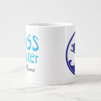 Caneca De Café Grande Personalizável (Ilustrações Controladas por SVG) N