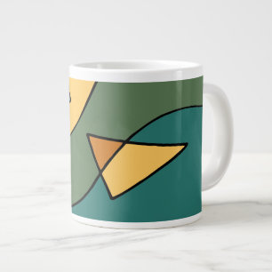 Caneca De Café Grande Personalizável, Personalizado, Presente Personaliz