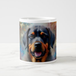 Caneca De Café Grande Personalize com seu próprio quadro de borboleta de