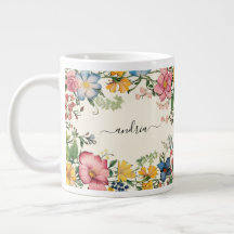 Personalize o nome do script preto, Vintage Wildfl