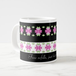Caneca De Café Grande Personalize o texto para se adequar
