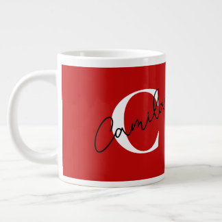 Caneca De Café Grande Personalized coffee mug with name