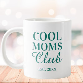 Caneca De Café Grande Personalized Cool Mom Club Quote Mothers Day