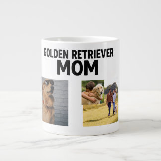 Caneca De Café Grande Personalized Golden Retriever Mom Mug - Custom
